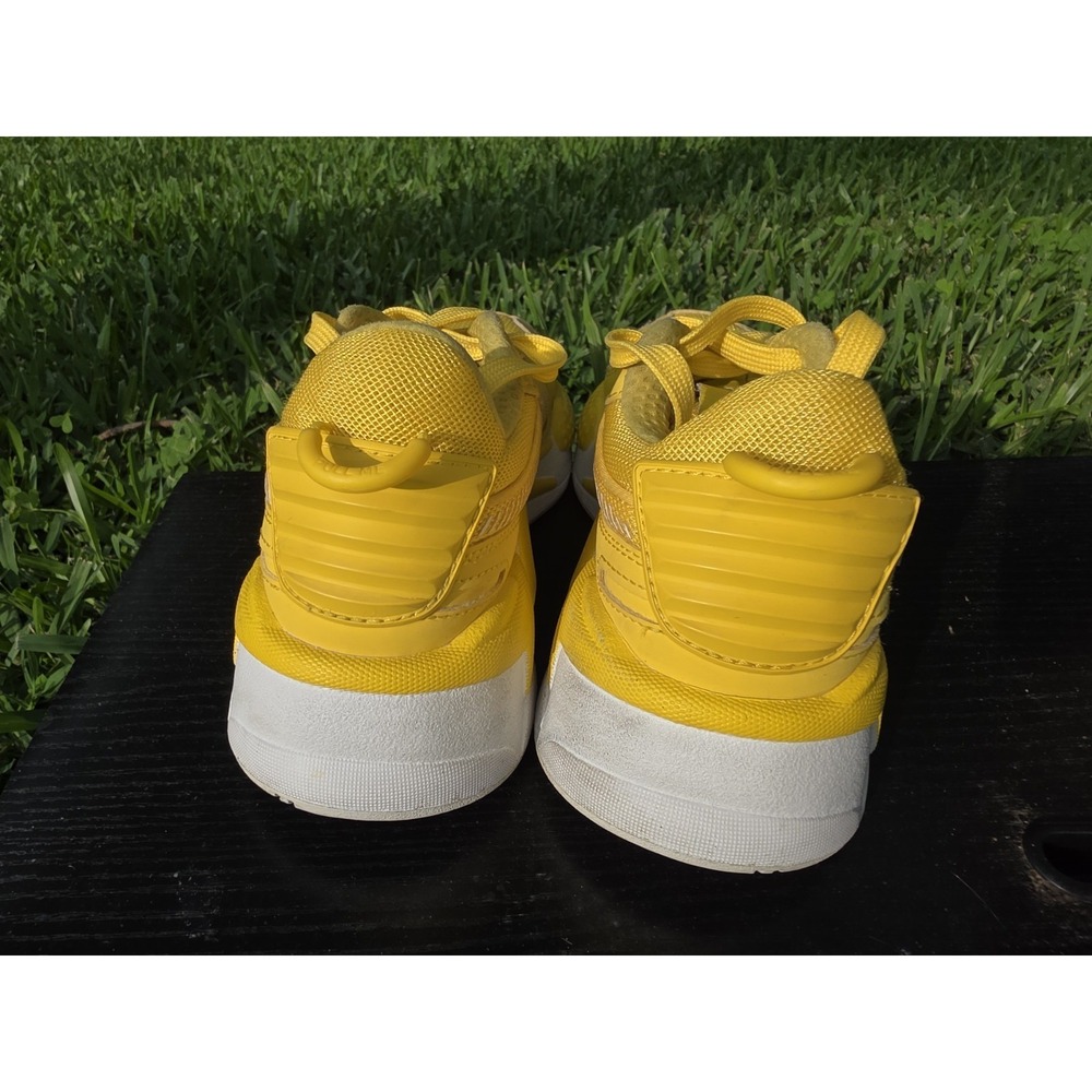 Puma RS-X Dandelion Boys Size 4.5C Yellow White Athletic Running Shoes Sneakers - Picture 6 of 9